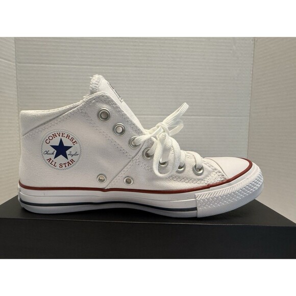 Converse Chuck Taylor Sz 8.5 All Star Madison Mid White Women's Lace up New - Picture 4 of 15